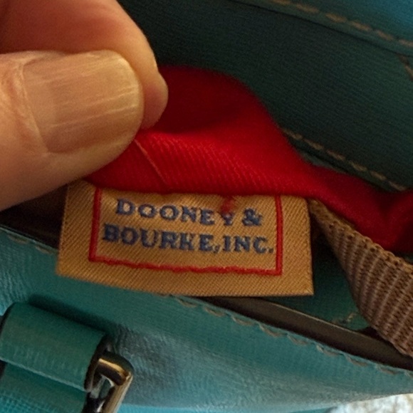 Dooney & Bourke Turquoise Leather Tote - Picture 15 of 16